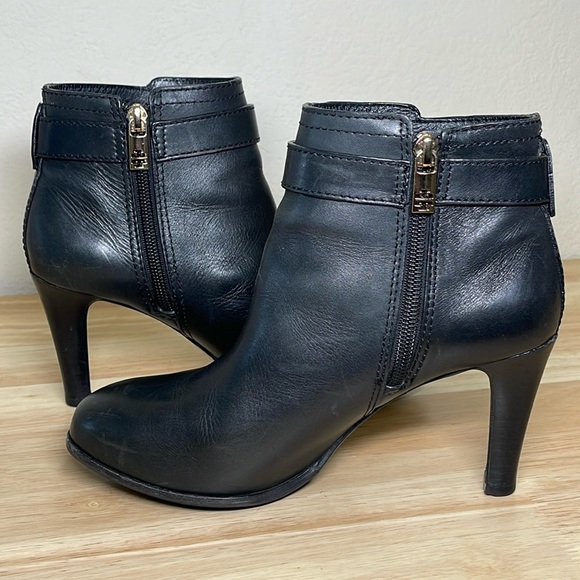 Tory Burch Booties - Bristol High-Heel Size 6.5 Black - Picture 2 of 12